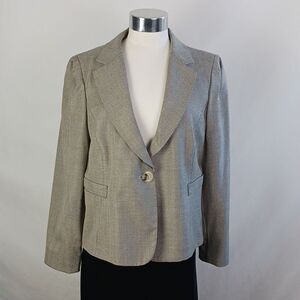 Armani Collezione Blk Wh Print Blazer